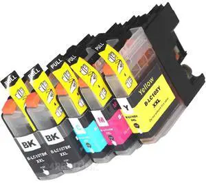 5 Pk LC-103 XL LC103XL Ink Fits MFC-J650DW MFC-J870DW MFC-J875DW, LC103, LC101 5 Pk LC-103 XL LC103XL Ink Fits MFC-J650DW MFC-J870DW MFC-J875DW, LC103, LC101
