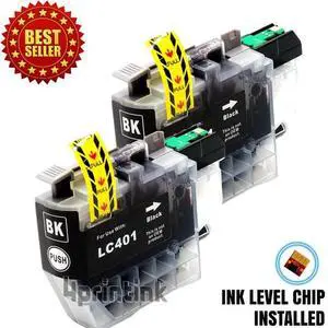 2pk LC401 Black Ink Cartridges for Bro MFC-J1010DW MFC-J1012DW MFC-J1170DW 2pk LC401 Black Ink Cartridges for Bro MFC-J1010DW MFC-J1012DW MFC-J1170DW