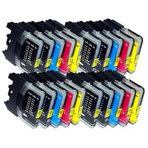 20PK LC61 LC-61 Ink For Brother MFC-250C MFC-255CW MFC-290C MFC-295CN MFC-490CW 20PK LC61 LC-61 Ink For Brother MFC-250C MFC-255CW MFC-290C MFC-295CN MFC-490CW