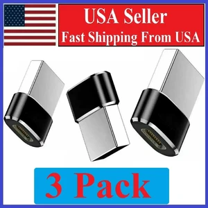 3 PACK USB C 3.1 Type C Female to USB 3.0 Type A Male Port Converter Adapter BLK 3 PACK USB C 3.1 Type C Female to USB 3.0 Type A Male Port Converter Adapter BLK