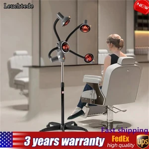 5Head 750W Infrared Heat Lamp Red Light Portable Floor Hair Dryer Stand Up Color 5Head 750W Infrared Heat Lamp Red Light Portable Floor Hair Dryer Stand Up Color