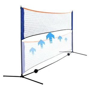 Portable Removable Badminton Beach Volleyball Tennis Training Net w/ Carry Bag Portable Removable Badminton Beach Volleyball Tennis Training Net w/ Carry Bag
