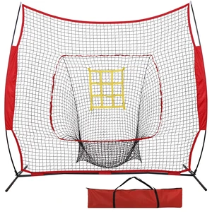 7×7' Baseball Net Softball Practice Hitting Batting Training Aid W/Bag 7×7' Baseball Net Softball Practice Hitting Batting Training Aid W/Bag