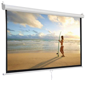 120'' Projector Screen Diagonal TV Screen Manual Matte HD Movie Theater 1:1 120'' Projector Screen Diagonal TV Screen Manual Matte HD Movie Theater 1:1