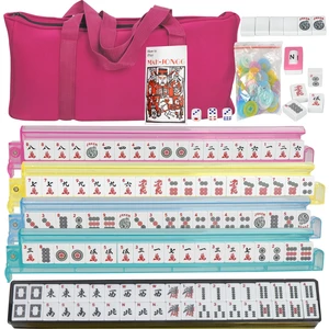 American Mahjong 166 Tiles Collectible Mah Jongg Set Pushers/Racks w Pushers American Mahjong 166 Tiles Collectible Mah Jongg Set Pushers/Racks w Pushers