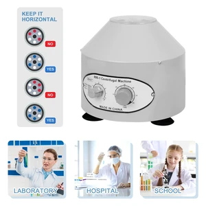 Desktop 800-1 Electric Centrifuge Machine 4000Rpm Laboratory Medical w/ Timer Desktop 800-1 Electric Centrifuge Machine 4000Rpm Laboratory Medical w/ Timer