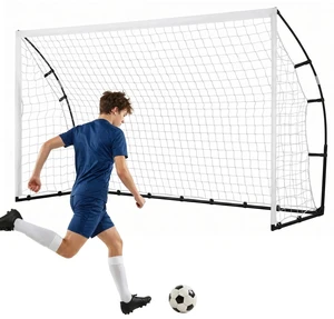 Youth Adult Portable Soccer Goal 10x6.6FT Weather Resistant Net Quick Install Youth Adult Portable Soccer Goal 10x6.6FT Weather Resistant Net Quick Install