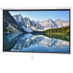100 Inch 16:9 Manual Pull Down Projector Projection Screen Home Theater Movie 100 Inch 16:9 Manual Pull Down Projector Projection Screen Home Theater Movie