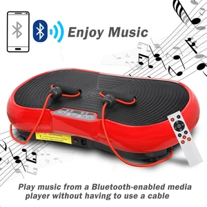 Vibration Machine New Full Body Platform Fitness Vibration Plate with Straps Vibration Machine New Full Body Platform Fitness Vibration Plate with Straps