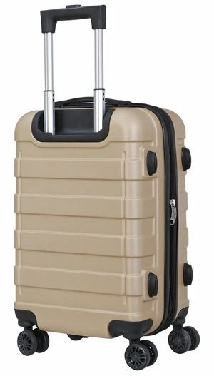 21" Champagne Travel Carry-on Luggage Trolley Suitcase Hardside Spinner Suitcase 21" Champagne Travel Carry-on Luggage Trolley Suitcase Hardside Spinner Suitcase