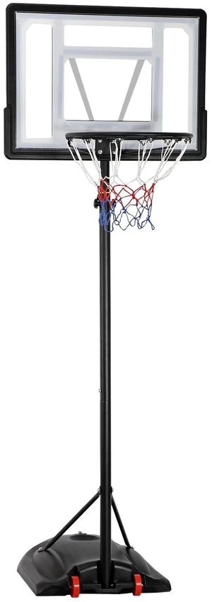 Adjustable Basketball Hoop System Backboard Kids Sports w/PVC Backboard Wheels Adjustable Basketball Hoop System Backboard Kids Sports w/PVC Backboard Wheels