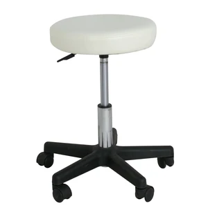 Adjustable White Swivel Hydraulic Salon Stool Rolling Chair Facial Massage Adjustable White Swivel Hydraulic Salon Stool Rolling Chair Facial Massage