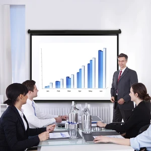 72" Roll Down Pull Down Projection Projector Screen 4:3 HD Movie Theater Black 72" Roll Down Pull Down Projection Projector Screen 4:3 HD Movie Theater Black