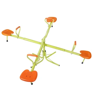 Quad Kids Heavy-Duty Seesaw 360 Degree Spinning Children Birthday Gift EZ Set Quad Kids Heavy-Duty Seesaw 360 Degree Spinning Children Birthday Gift EZ Set