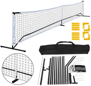 22FT Pickleball Tennis Net For Outdoor Nylon Sports W/Carry Bag Landmarks Metal 22FT Pickleball Tennis Net For Outdoor Nylon Sports W/Carry Bag Landmarks Metal