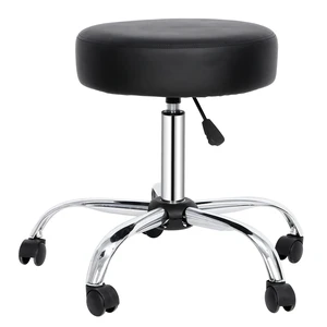 Adjustable Rolling Salon Stool Spa Swivel Chair w/Wheel Ultra-Thick Seat Cushion Adjustable Rolling Salon Stool Spa Swivel Chair w/Wheel Ultra-Thick Seat Cushion