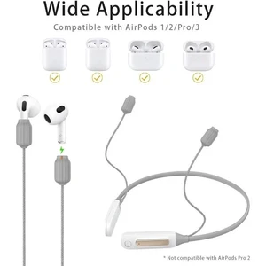 Portable Battery Charger for AirPods 1/2/Pro/3 Charging Neckband Anti-Lost Strap Portable Battery Charger for AirPods 1/2/Pro/3 Charging Neckband Anti-Lost Strap