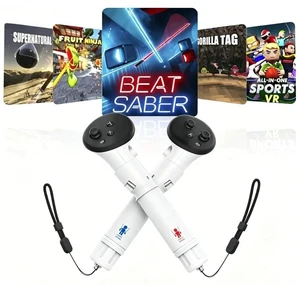 1 Pair Controller Accessories For Meta Quest 2 VR Accessories Grips 1 Pair Controller Accessories For Meta Quest 2 VR Accessories Grips