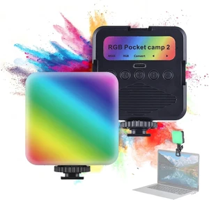RGB Video Light, Pocket LED DSLR Camera Video Lights,3200K-6500K LED Full Light RGB Video Light, Pocket LED DSLR Camera Video Lights,3200K-6500K LED Full Light
