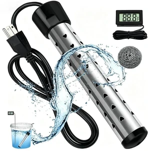 Water Heater Portable Electric 2000W 110V Immersion Element Bucket Boiler Travel Water Heater Portable Electric 2000W 110V Immersion Element Bucket Boiler Travel