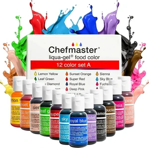 Bright & Easy-to-Use Liqua-Gel Food Coloring 12 Pack - Satisfaction Guaranteed Bright & Easy-to-Use Liqua-Gel Food Coloring 12 Pack - Satisfaction Guaranteed