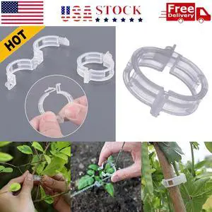 250 PCS Tomato Clips 23 mm Trellis Support Vegetable Garden Plant Binder 250 PCS Tomato Clips 23 mm Trellis Support Vegetable Garden Plant Binder