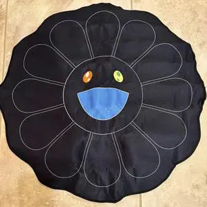 Sunflower Mat Cool Floor Rug Carpet Room Doormat Non-slip Chair 80cm Sunflower Mat Cool Floor Rug Carpet Room Doormat Non-slip Chair 80cm