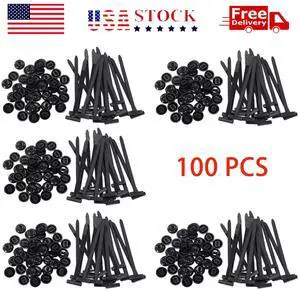 100 Sets Heavy Duty Nylon Universal Cable Tie Buckle Self Locking Zip Tie Holder 100 Sets Heavy Duty Nylon Universal Cable Tie Buckle Self Locking Zip Tie Holder