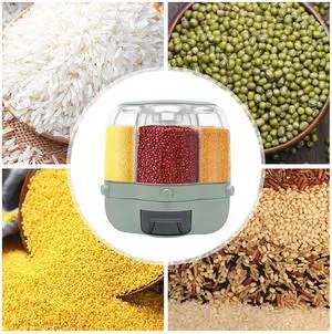 6 Barns Cereal Dispenser Rice Grain Dry Food Storage Container 360 Rotatable 8kg 6 Barns Cereal Dispenser Rice Grain Dry Food Storage Container 360 Rotatable 8kg