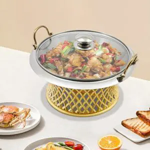 Buffet Chafing Dish, Round Chafing Dish, Chafing Dish with Lid Buffet Chafing Dish, Round Chafing Dish, Chafing Dish with Lid