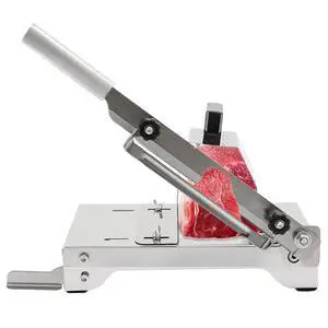 Stainless Steel Manual Meat Slicer Slicing Machine Frozen Meat Beef Bones Cutter Stainless Steel Manual Meat Slicer Slicing Machine Frozen Meat Beef Bones Cutter