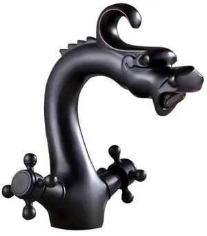 Bathroom Sink Basin Faucet Waterfall 2 Handle Single Hole Vanity Mixer Tap Black Bathroom Sink Basin Faucet Waterfall 2 Handle Single Hole Vanity Mixer Tap Black