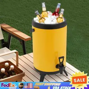 Stainless Steel Insulated Beverage Dispenser Cold Hot Drink Dispenser for Party Stainless Steel Insulated Beverage Dispenser Cold Hot Drink Dispenser for Party
