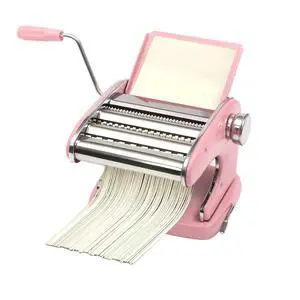 Fresh Pasta Maker Roller Machine for Spaghetti Noodle Fettuccine Stainless Steel Fresh Pasta Maker Roller Machine for Spaghetti Noodle Fettuccine Stainless Steel