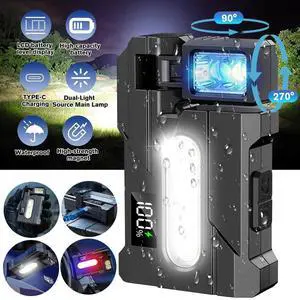 400 Lumens Magnetic Base Waterproof Portable Light LED Mini Keychain Flashlight 400 Lumens Magnetic Base Waterproof Portable Light LED Mini Keychain Flashlight