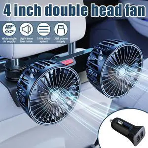 3Speed Wind Multi-Angle Rotatable Air Cooling Fan Car Rear Seat Headrest USB Fan 3Speed Wind Multi-Angle Rotatable Air Cooling Fan Car Rear Seat Headrest USB Fan