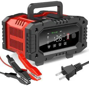 12V24V Fully-Automatic Smart Car Battery Charger Maintainer Trickle Fast Charger 12V24V Fully-Automatic Smart Car Battery Charger Maintainer Trickle Fast Charger