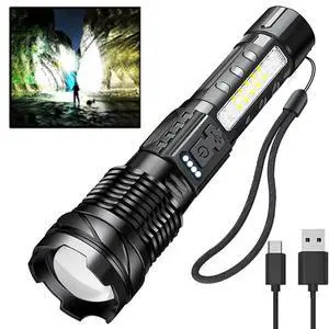 Tactical Flashlight Bright Military Grade Portable Handheld Flash Light Torch US Tactical Flashlight Bright Military Grade Portable Handheld Flash Light Torch US