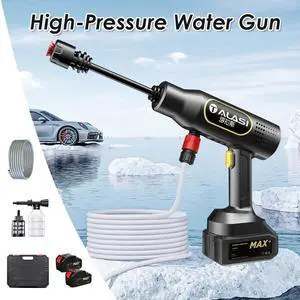 Wireless High Pressure Car Washing Gun Portable Powerful Car Cleaning Machine Wireless High Pressure Car Washing Gun Portable Powerful Car Cleaning Machine