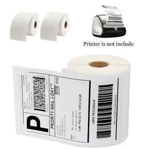 2 Roll Dymo 4XL 4X6 Direct Thermal Shipping Labels 220 / Roll 1744907 Compatible 2 Roll Dymo 4XL 4X6 Direct Thermal Shipping Labels 220 / Roll 1744907 Compatible