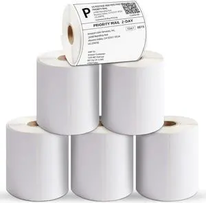 6 Rolls 4x6 Perforated Direct Thermal Shipping Labels 250 per roll - 1500 labels 6 Rolls 4x6 Perforated Direct Thermal Shipping Labels 250 per roll - 1500 labels