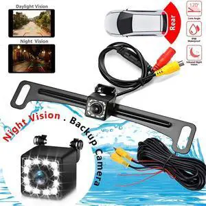 170° Car Rear View Backup Camera License Plate Reverse Night Vision Waterproof 170° Car Rear View Backup Camera License Plate Reverse Night Vision Waterproof