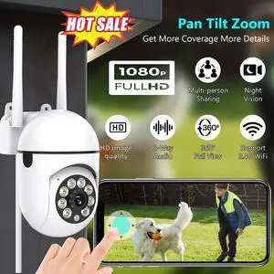Security Camera System 2.4G WIFI Outdoor Home Night Vision Wired Cam 1080P Security Camera System 2.4G WIFI Outdoor Home Night Vision Wired Cam 1080P