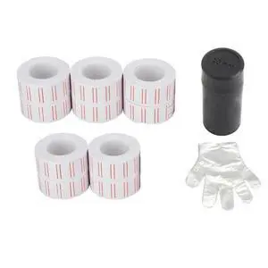 10 Rolls 6000 White Price Gun Labels with Red line for Mx-5500 Refill Ink Roller 10 Rolls 6000 White Price Gun Labels with Red line for Mx-5500 Refill Ink Roller