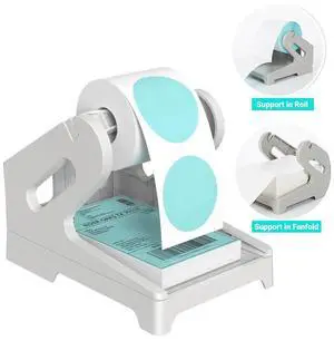 Thermal Shipping Label Holder for 4x6 Rolls Fanfold Label Desktop Label Printer Thermal Shipping Label Holder for 4x6 Rolls Fanfold Label Desktop Label Printer