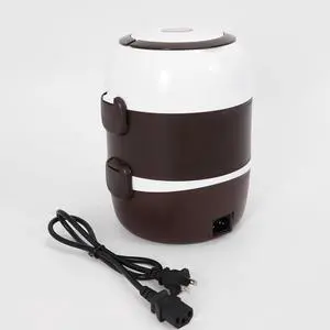Electric 3 Layers Lunch Box Portable Car Office Food Warmer Heater Container Electric 3 Layers Lunch Box Portable Car Office Food Warmer Heater Container