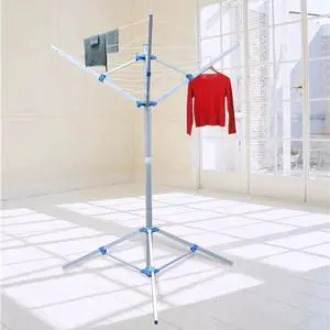 Rotary Clothesline Dryer Laundry Rack Folding Clothes Drying Umbrella 60" 3 Arms Rotary Clothesline Dryer Laundry Rack Folding Clothes Drying Umbrella 60" 3 Arms