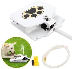 Outdoor Dog Pet Water Fountain Step-on Brass Valve Dispenser System Sprinkler Outdoor Dog Pet Water Fountain Step-on Brass Valve Dispenser System Sprinkler