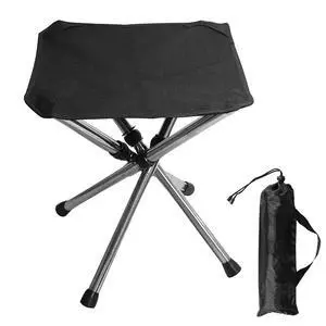 Portable Folding Stool, Aluminum Ultralight Backpacking Stool for Outdoor Portable Folding Stool, Aluminum Ultralight Backpacking Stool for Outdoor
