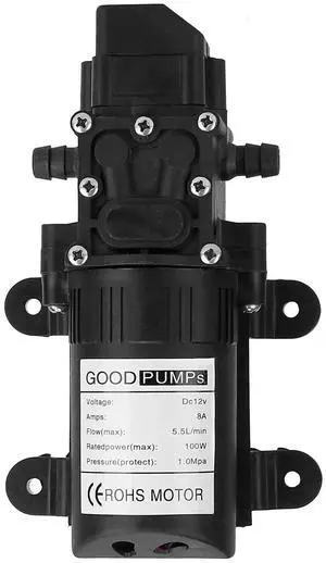 12V Self Priming Sprayer 123PSI Electric Water Pump for RV Camper Marine Boat 12V Self Priming Sprayer 123PSI Electric Water Pump for RV Camper Marine Boat